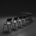 Black Folding Chairs