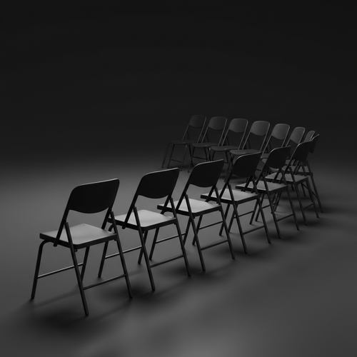 Black Folding Chairs